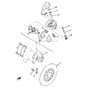FRONT DISC BRAKE - CALIPER
