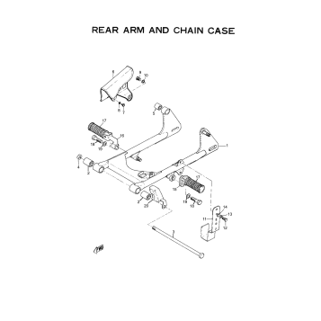 REAR ARM AND CHAIN CASE