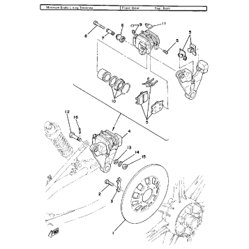 REAR DISC BRAKE-CALIPER