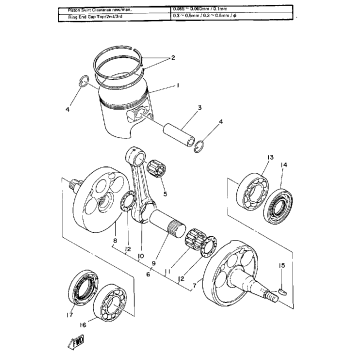 CRANKSHAFT - PISTON
