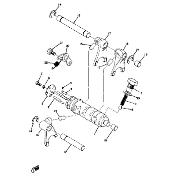 SHIFTER 1 YZ125A - B