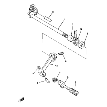 SHIFT SHAFT - PEDAL