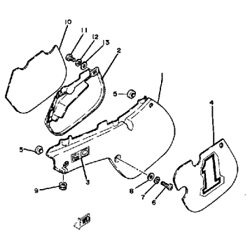 SIDE COVER - YZ60J - K