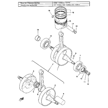 CRANKSHAFT - PISTON