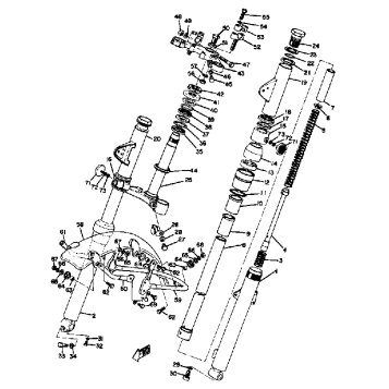 FRONT FORK - FRONT FENDER