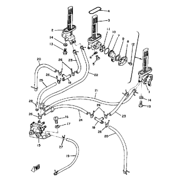 FUEL COCK - DIAPHRAGM - PIPING