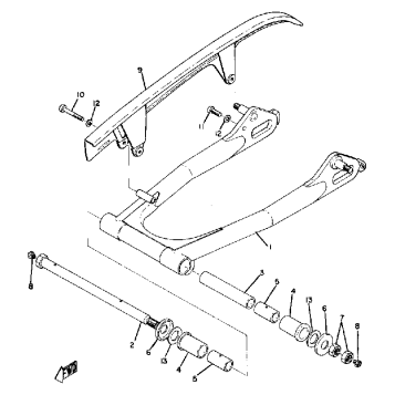 REAR ARM & CHAIN CASE