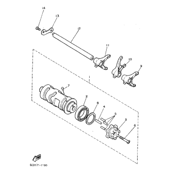 SHIFT CAM SHIFT FORK