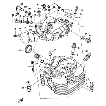CYLINDER HEAD - CYLINDER HEAD COVER