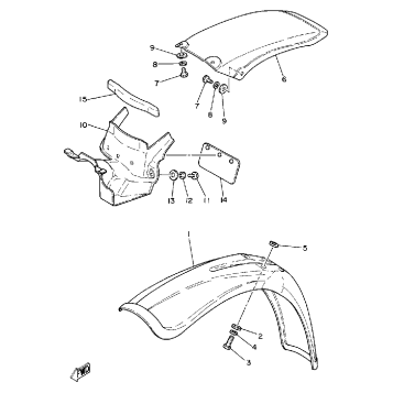 FRONT FENDER - REAR FENDER