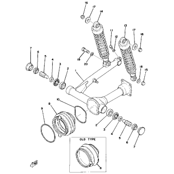 REAR ARM - REAR CUSHION