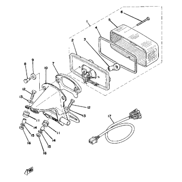 TAIL LAMP (XS750-2D)