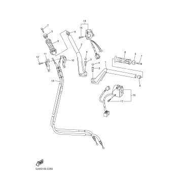 STEERING HANDLE CABLE