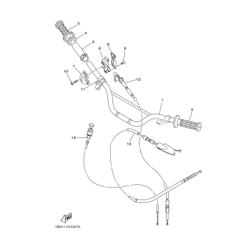 STEERING HANDLE CABLE