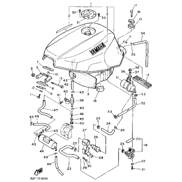 FUEL TANK CALIFORNIA MODEL ONLY