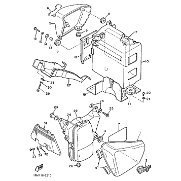 SIDE COVER XV700CT CTC