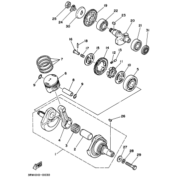 CRANKSHAFT PISTON
