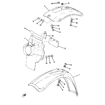 FRONT FENDER - REAR FENDER