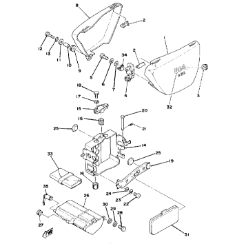 SIDE COVER - BATTERY BOX