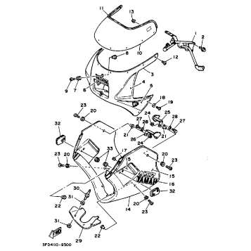 FAIRING-COWLING (2RR-036101)