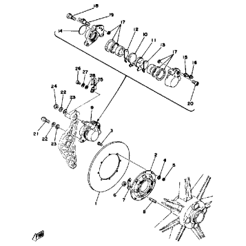 REAR DISC BRAKE - CALIPER