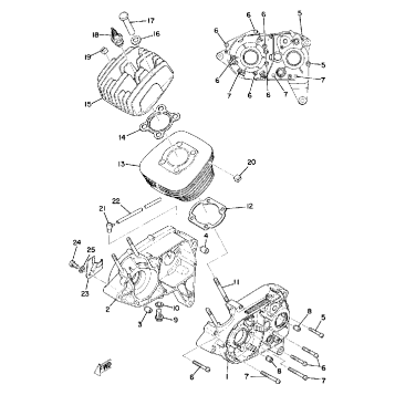 CRANKCASE - CYLINDER