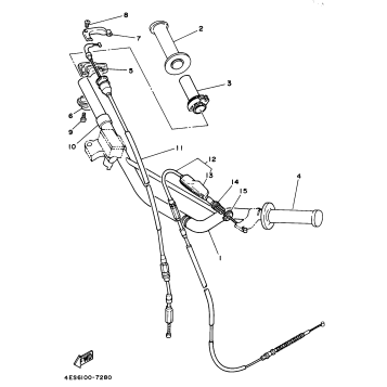 STEERING HANDLE CABLE