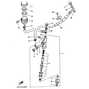 REAR MASTER CYLINDER
