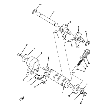 SHIFTER 1 YZ80 A - B - C