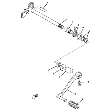SHIFT SHAFT PEDAL