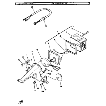 TAILLIGHT GT80E - GT80E~009161 - GT80F