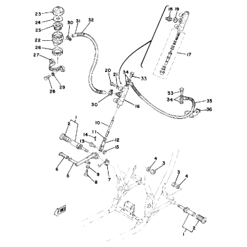 BRAKE PEDAL - MASTER CYLINDER