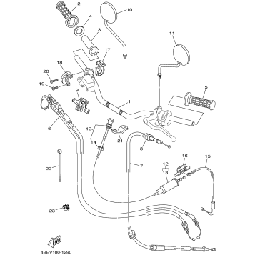 STEERING HANDLE CABLE