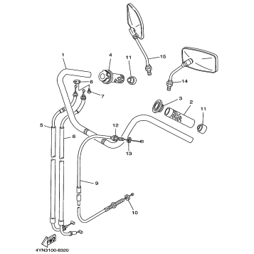 STEERING HANDLE CABLE