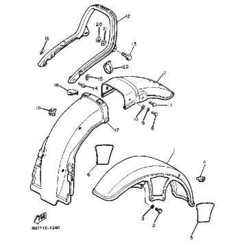 FRONT FENDER REAR FENDER