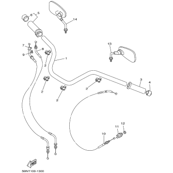 STEERING HANDLE CABLE