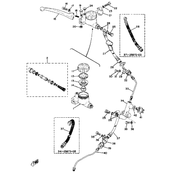 MASTER CYLINDER BRAKE HOSE