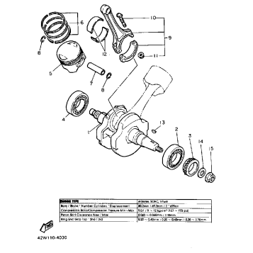 CRANKSHAFT PISTON