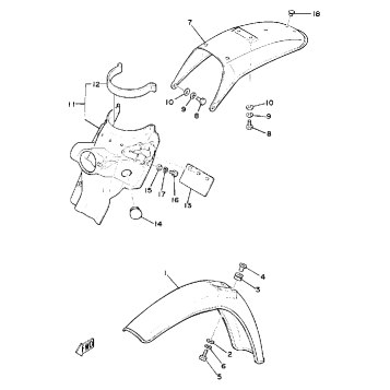 FRONT FENDER-REAR FENDER