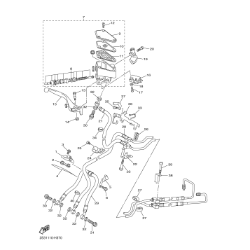 FRONT BRAKE MASTER CYLINDER