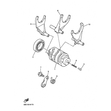 SHIFT CAM SHIFT FORK