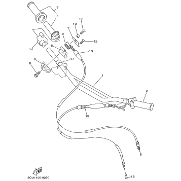 STEERING HANDLE CABLE