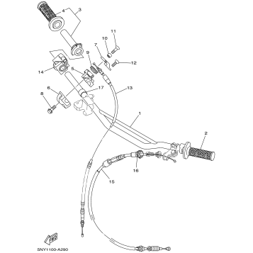 STEERING HANDLE CABLE