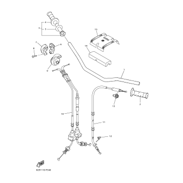 STEERING HANDLE CABLE