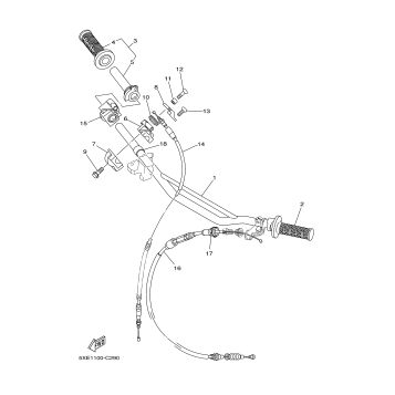 STEERING HANDLE CABLE
