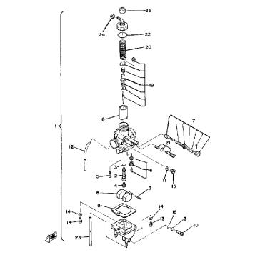CARBURETOR XT200K - KC