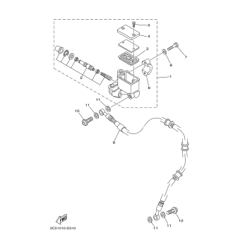 FRONT MASTER CYLINDER