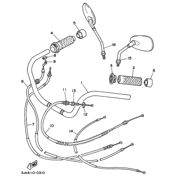 STEERING HANDLE CABLE