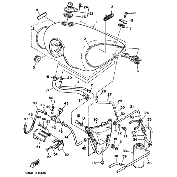 FUEL TANK CALIFORNIA MODEL ONLY