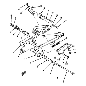 REAR ARM - YZ60H - J - K
